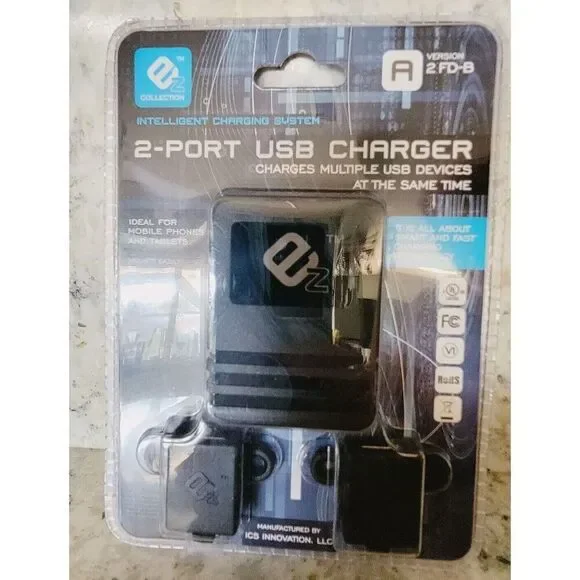 ICS Innovation EZ Collection 2-Port USB Charger Mount Charging System New - Picture 1 of 10